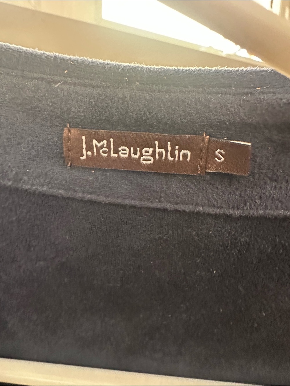 J.McLaughlin Navy Utility Maxi Shirtdress Belted Roll Tab Sleeve - Picture 4 of 5